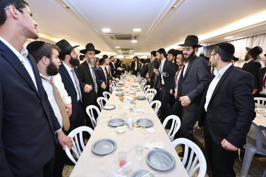 בבני ברק חגגו שבע ברכות לנכדת המרא דאתרא 