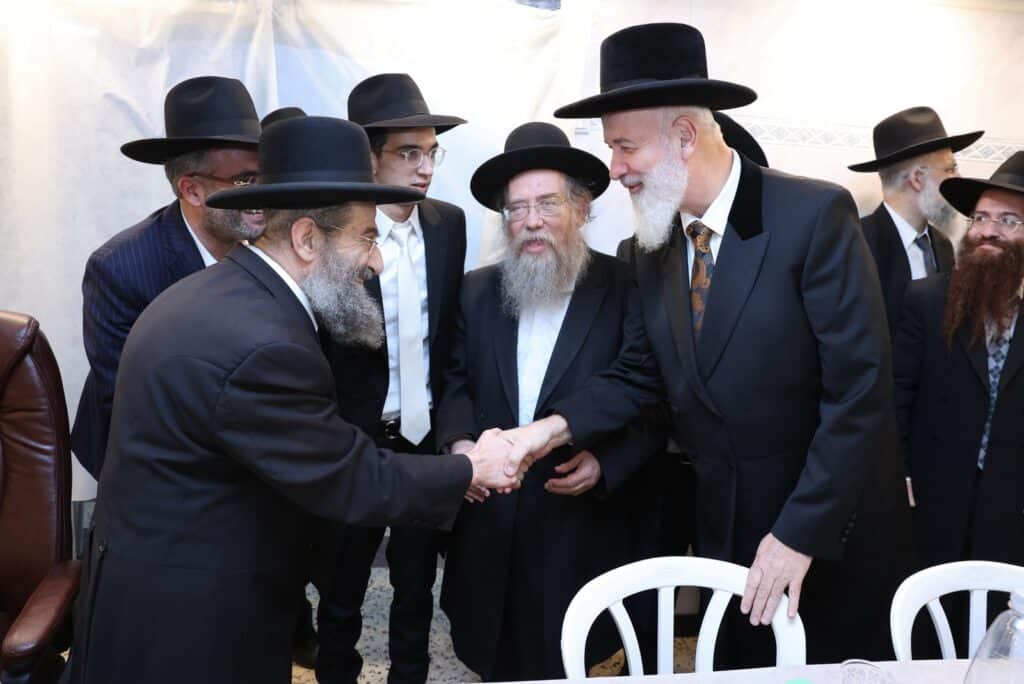 בבני ברק חגגו שבע ברכות לנכדת המרא דאתרא 