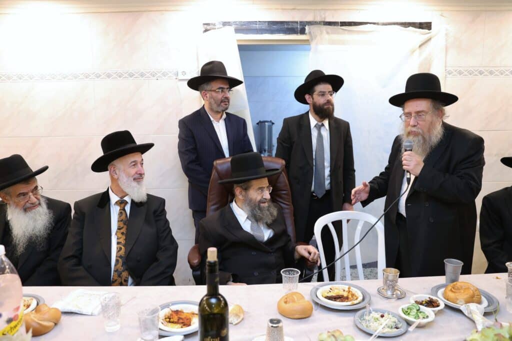 בבני ברק חגגו שבע ברכות לנכדת המרא דאתרא 