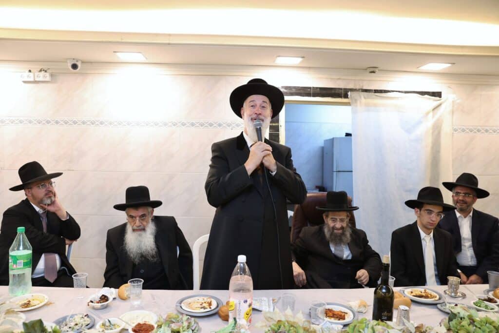 בבני ברק חגגו שבע ברכות לנכדת המרא דאתרא 