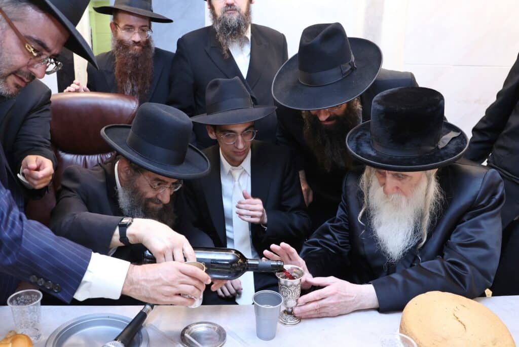 בבני ברק חגגו שבע ברכות לנכדת המרא דאתרא 