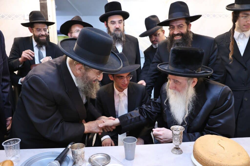 בבני ברק חגגו שבע ברכות לנכדת המרא דאתרא 