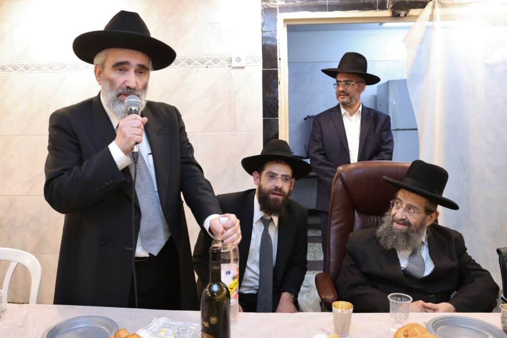 בבני ברק חגגו שבע ברכות לנכדת המרא דאתרא 