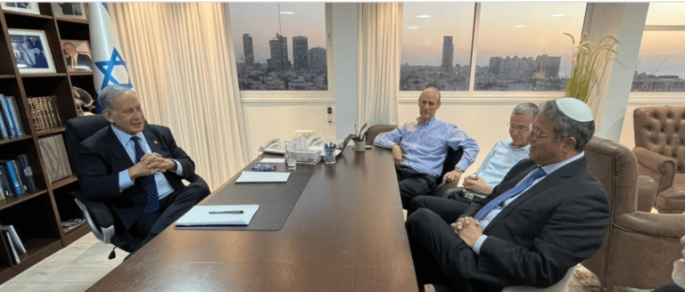 תמונה משותפת: נתניהו נפגש עם בן גביר