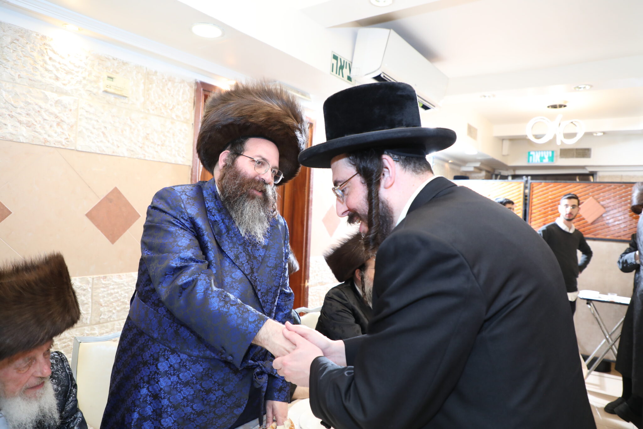 תיעוד: שבע ברכות לבן האדמו"ר מטשאקווא ונכדי האדמור"ים ספינקא