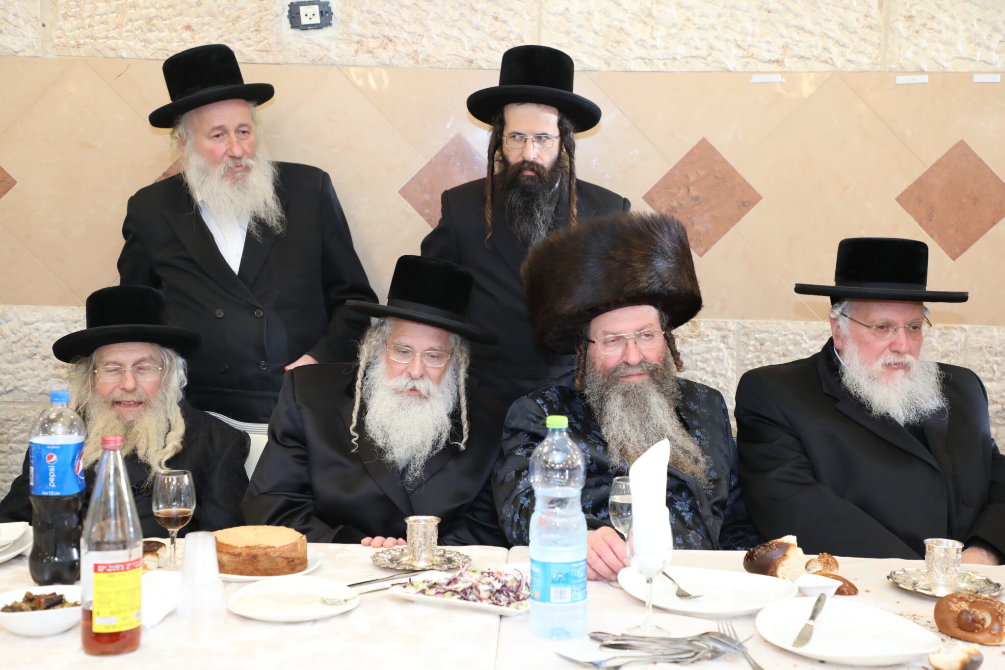 תיעוד: שבע ברכות לבן האדמו"ר מטשאקווא ונכדי האדמור"ים ספינקא