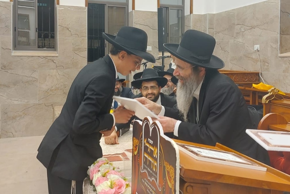 בישיבה לצעירים ערכו סיומי מסכתות