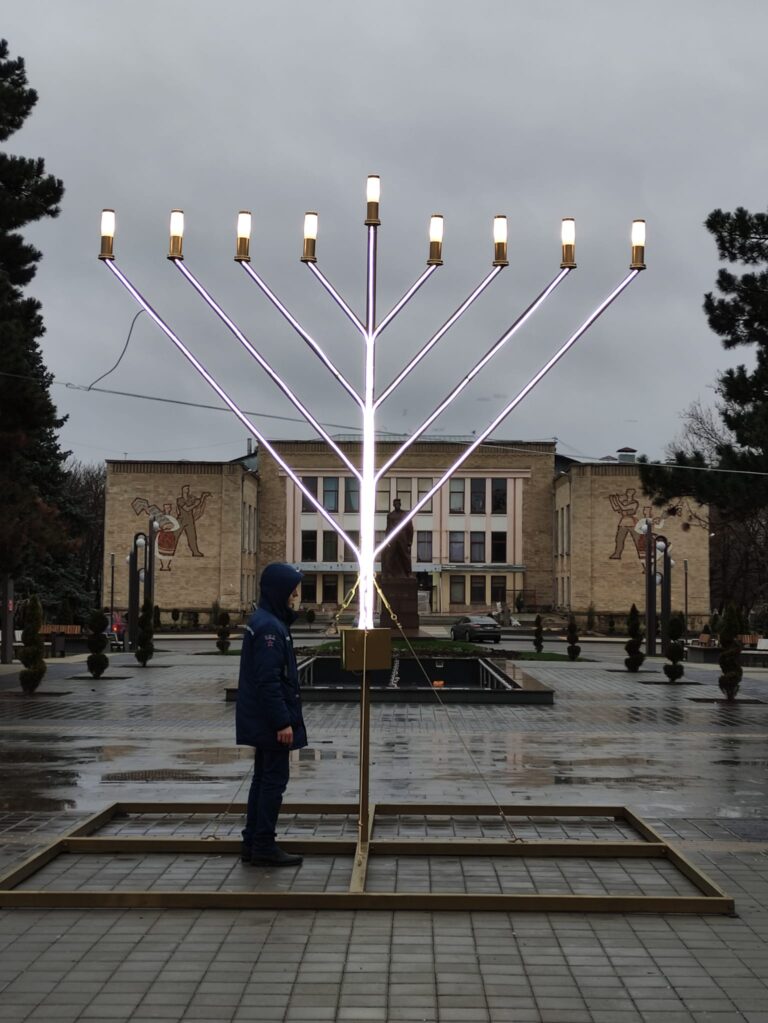 חנוכייה מרכזית תוצב במחוז הבדלני טרנסניסטריה שבמולדובה