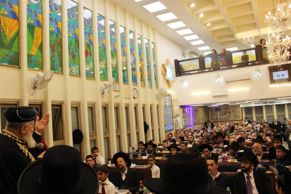 בהשתתפות הראשל"צ: הכינוס המרכזי של בית הכנסת