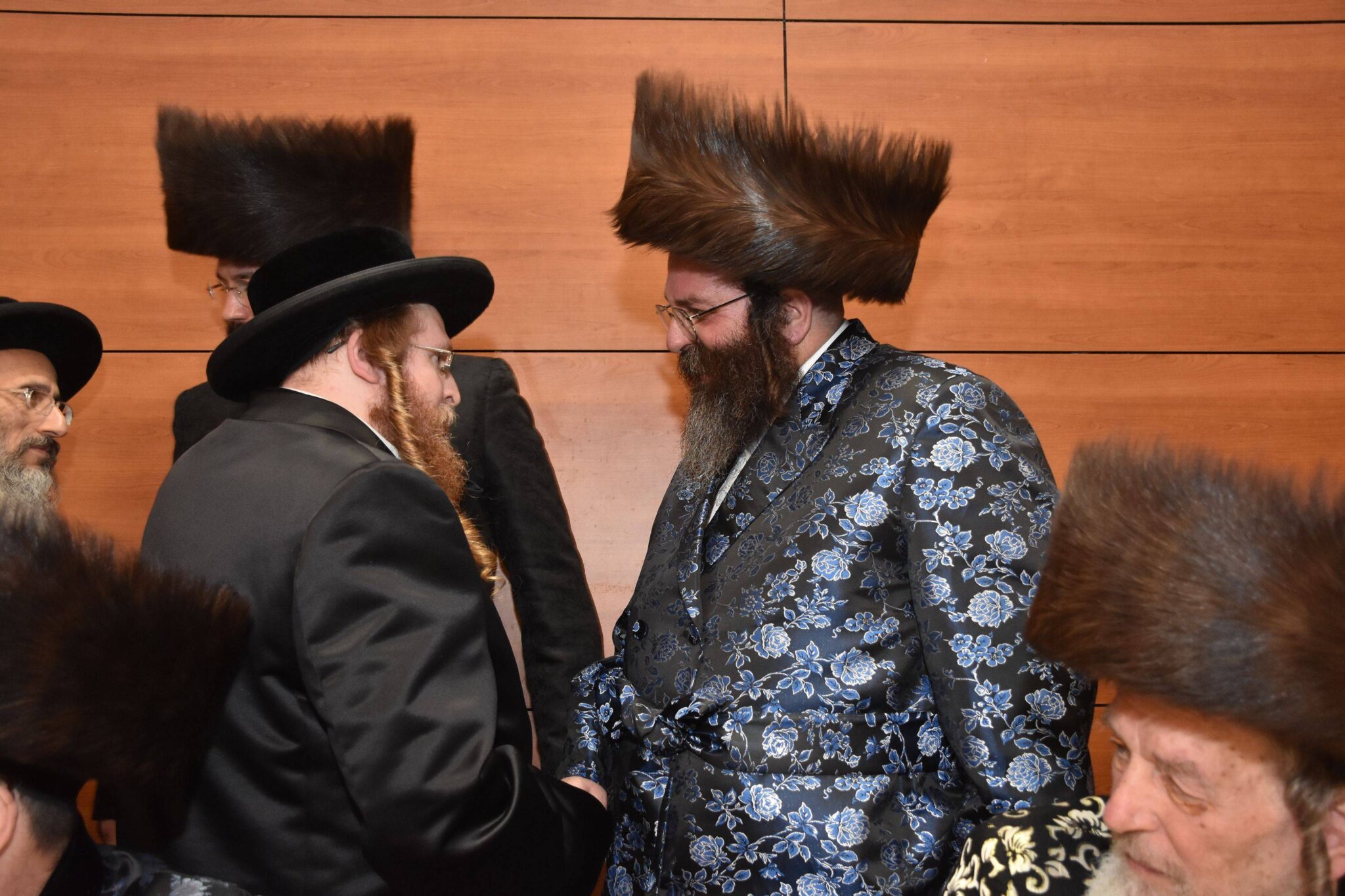 גלריה: שמחת החתונה לנכד האדמו"ר מטשאקאווא