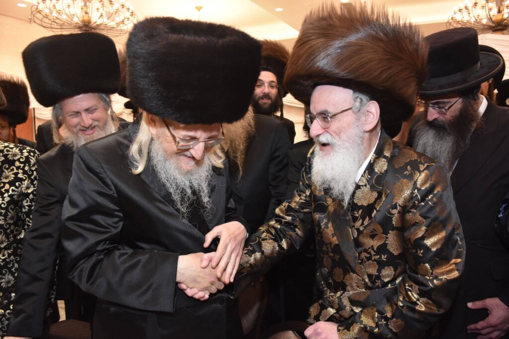 גלריה: שמחת החתונה לנכד האדמו"ר מטשאקאווא