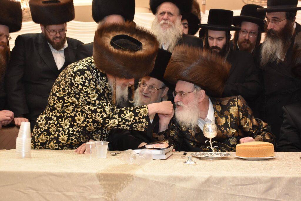 גלריה: שמחת החתונה לנכד האדמו"ר מטשאקאווא