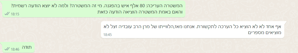 האם המשטרה הוציאה הודעה על מספר המפגינים? 'המחדש' חושף את הפייק התקשורתי