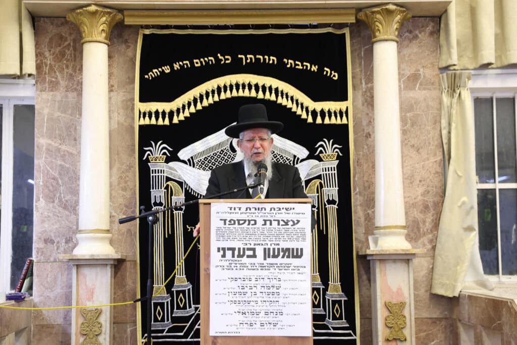 הגרב"ד פוברסקי ספד לגר"ש בעדני: 'מי יתן לנו תמורתו'