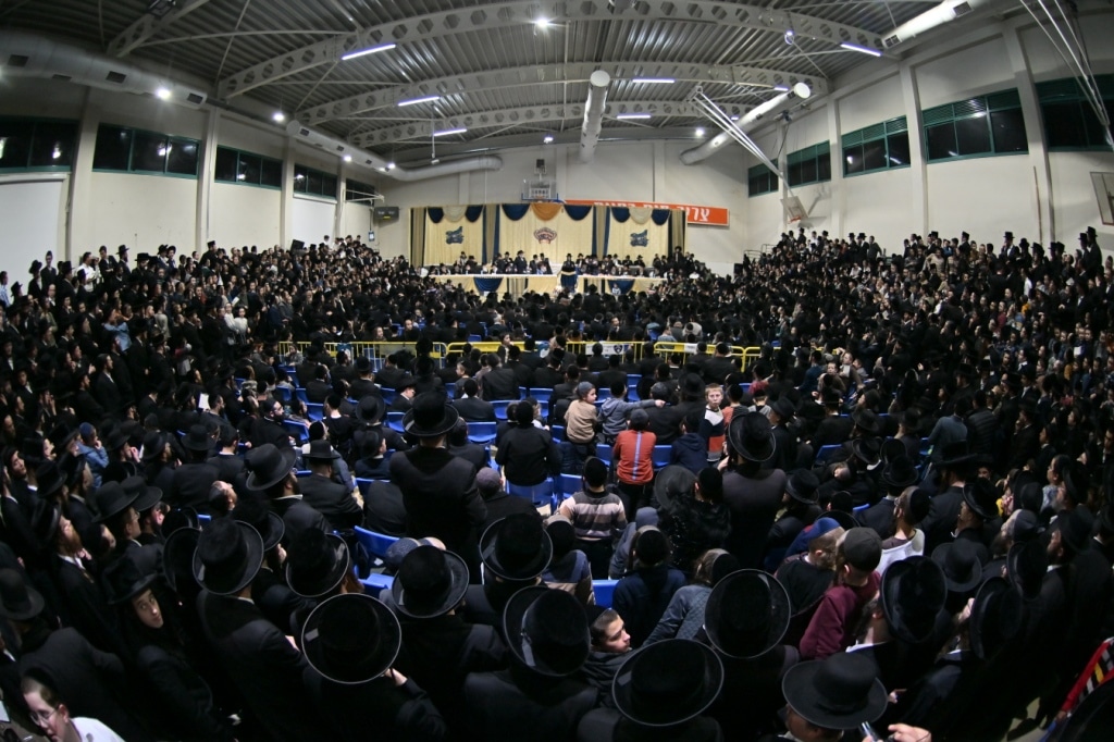 הרבי פרץ בבכי: מעמד פדיון פטר חמור במעליץ