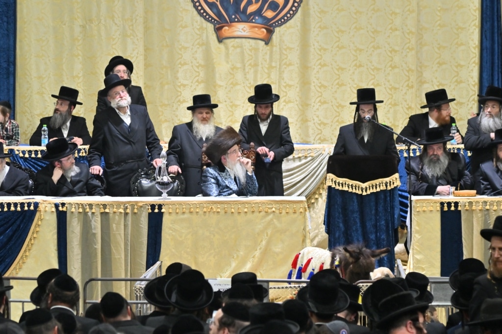 הרבי פרץ בבכי: מעמד פדיון פטר חמור במעליץ