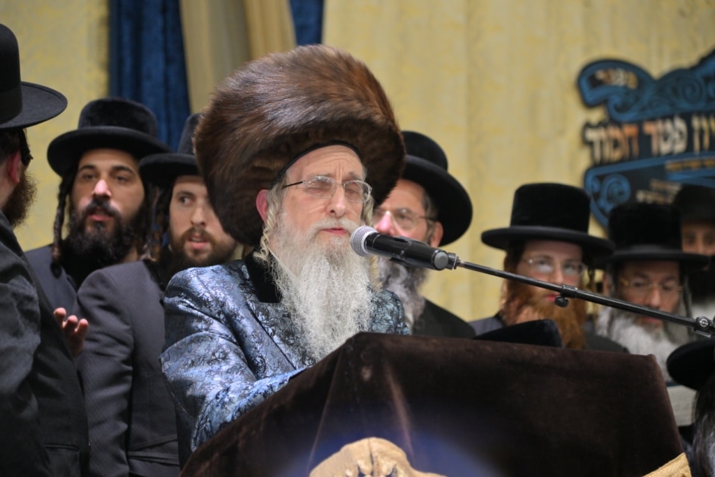 הרבי פרץ בבכי: מעמד פדיון פטר חמור במעליץ