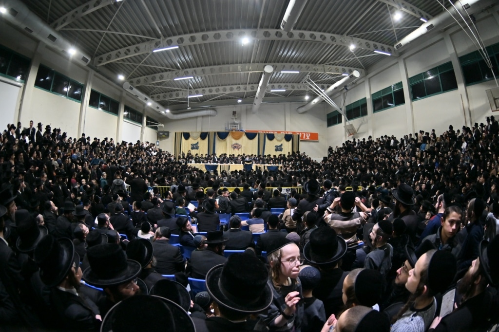 הרבי פרץ בבכי: מעמד פדיון פטר חמור במעליץ