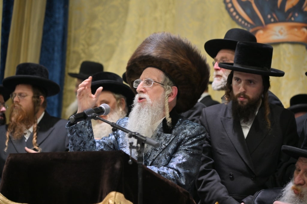 הרבי פרץ בבכי: מעמד פדיון פטר חמור במעליץ