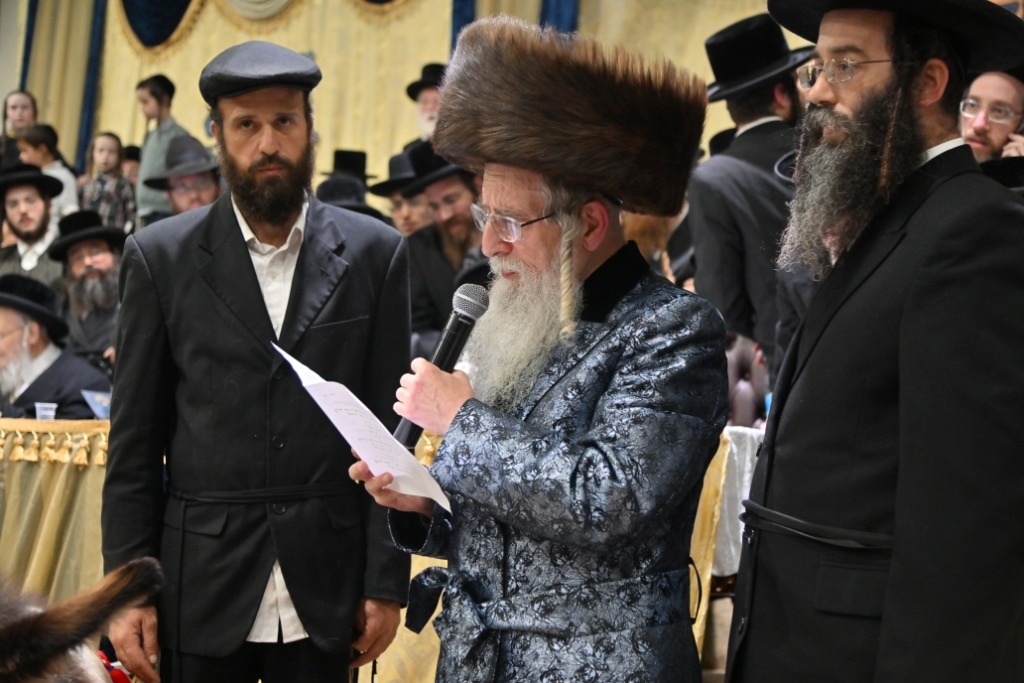 הרבי פרץ בבכי: מעמד פדיון פטר חמור במעליץ