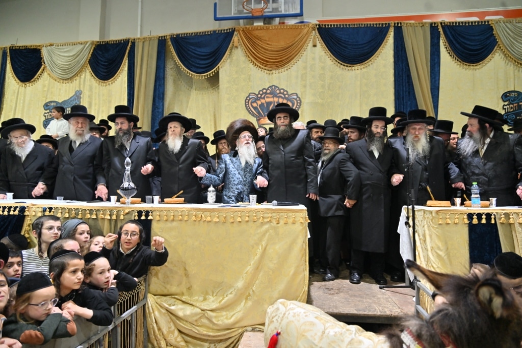 הרבי פרץ בבכי: מעמד פדיון פטר חמור במעליץ