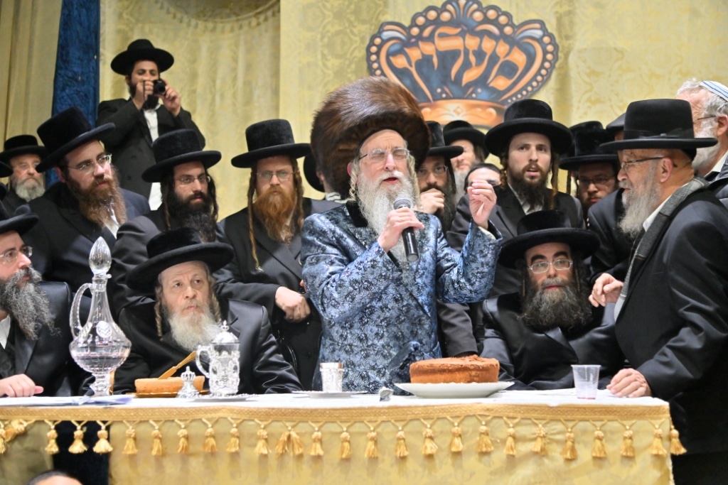 הרבי פרץ בבכי: מעמד פדיון פטר חמור במעליץ