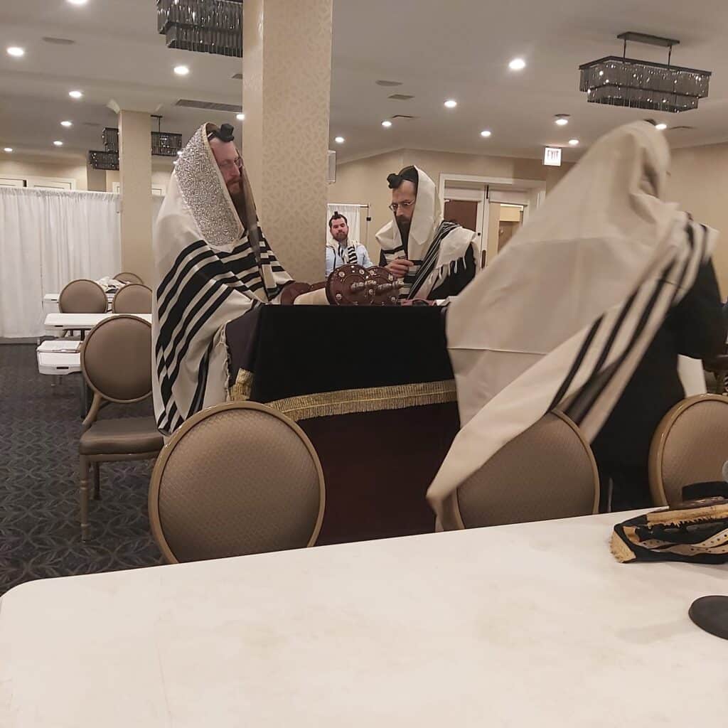 הביקור של הרבי מקאליב בשיקגו