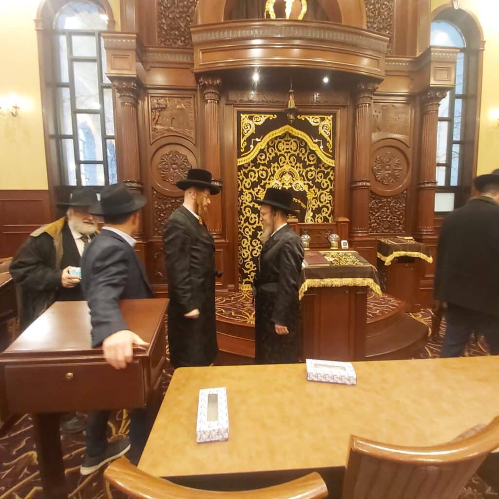 הביקור של הרבי מקאליב בשיקגו