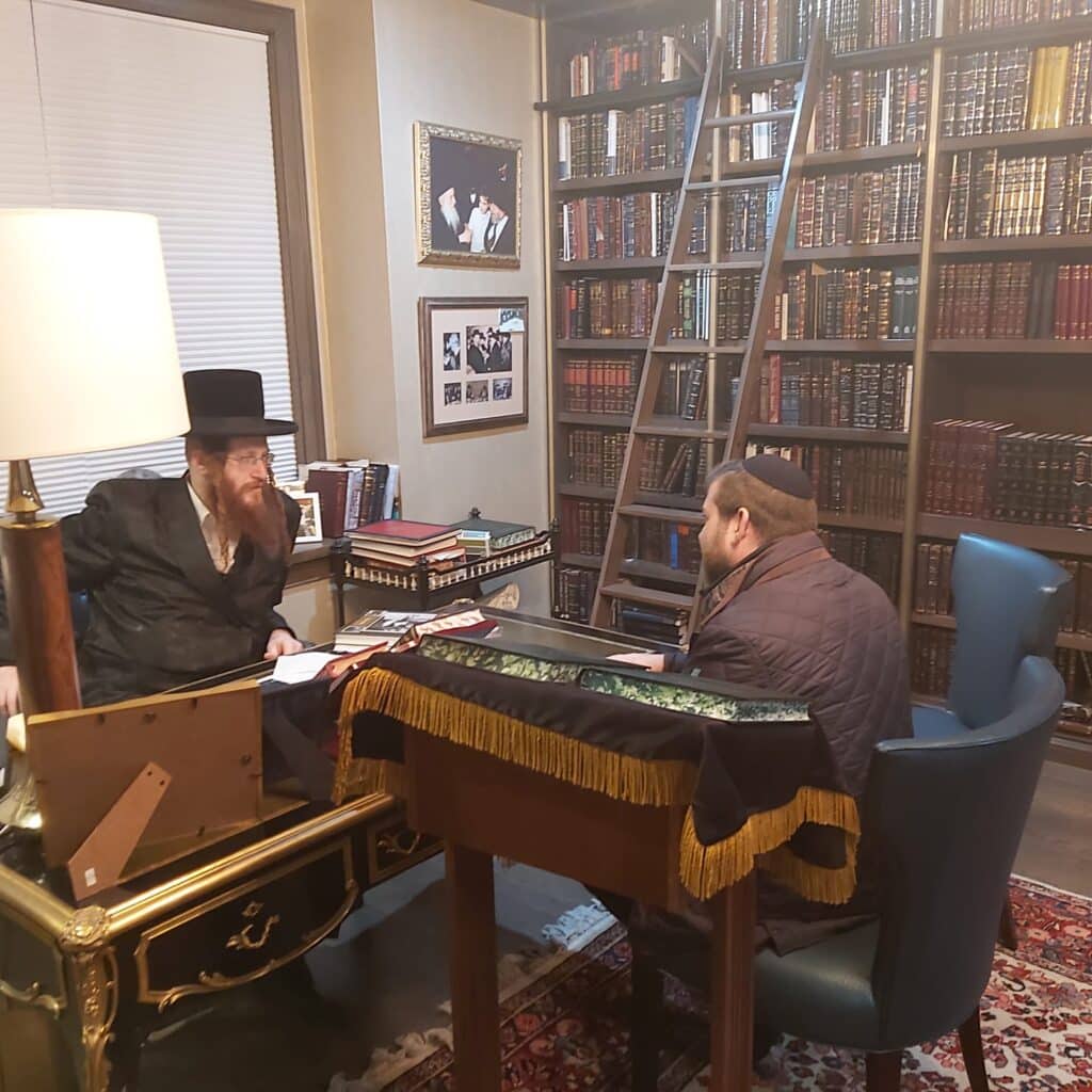 הביקור של הרבי מקאליב בשיקגו