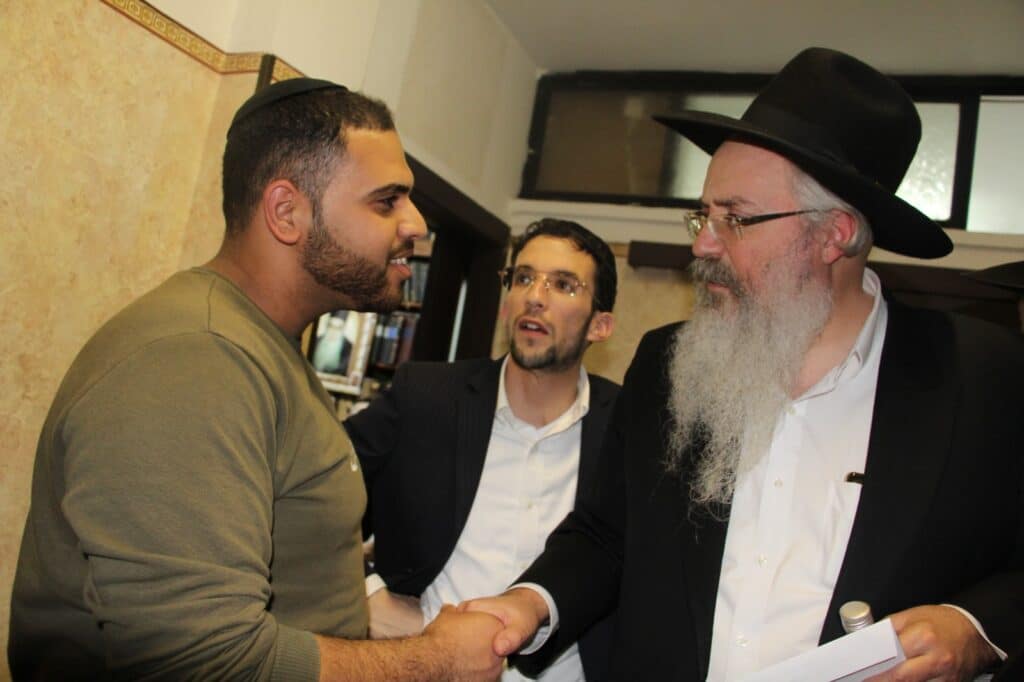 נכד הבבא סאלי חגג את ההילולא בבית המקובל