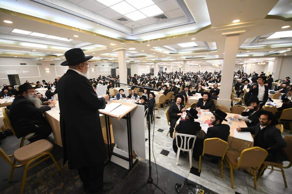 1,200 אברכים נבחנו על נטילת ידיים