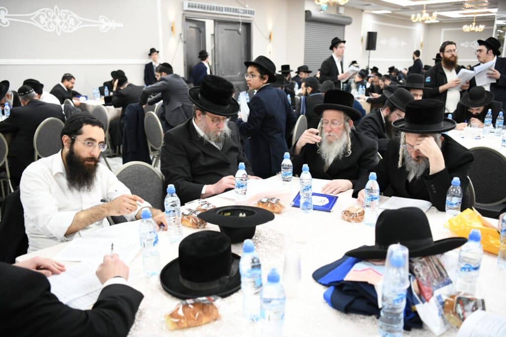 1,200 אברכים נבחנו על נטילת ידיים