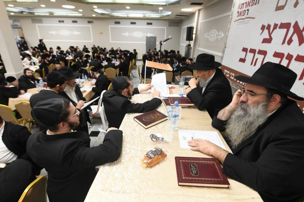 1,200 אברכים נבחנו על נטילת ידיים