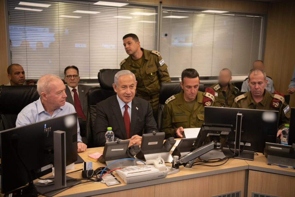 נתניהו וגלנט צפו בתרגיל המדמה את תקיפת הכור