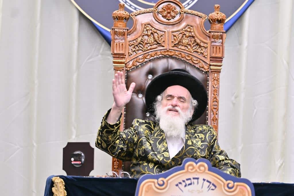 לונדון התרגשה: ביקור הבזק של האדמו"ר מויז'ניץ