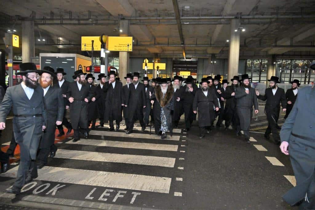 לונדון התרגשה: ביקור הבזק של האדמו"ר מויז'ניץ