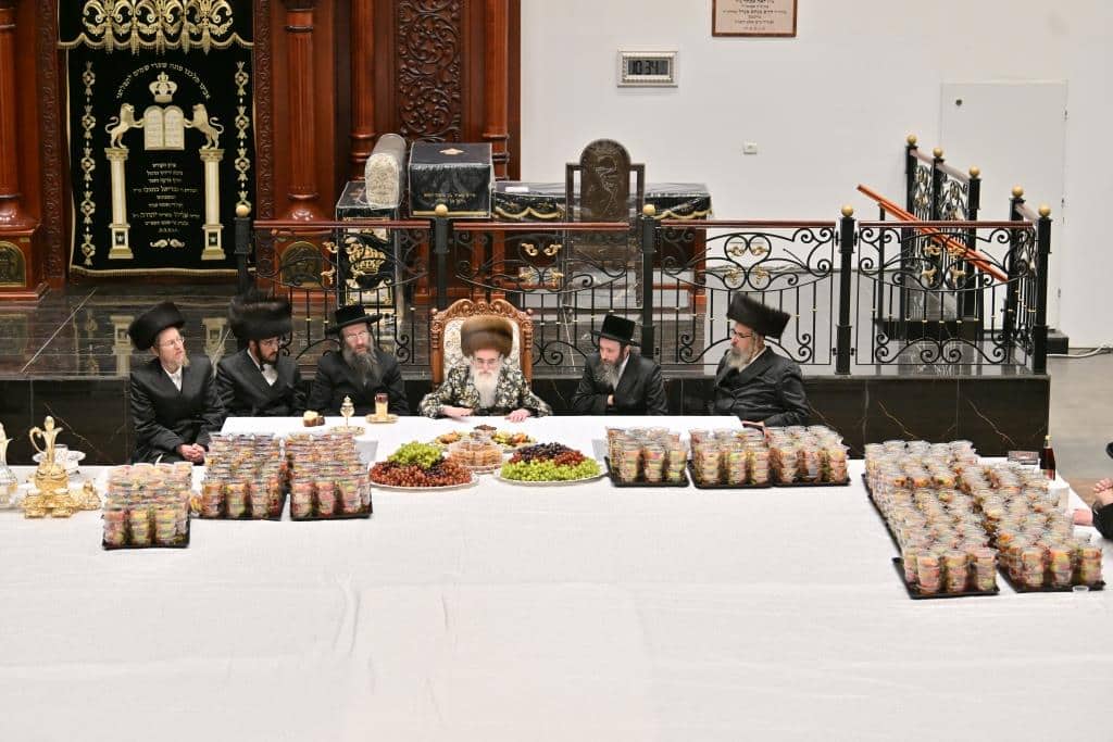 גלריה: ט"ו בשבט בחצר הקודש ויז'ניץ