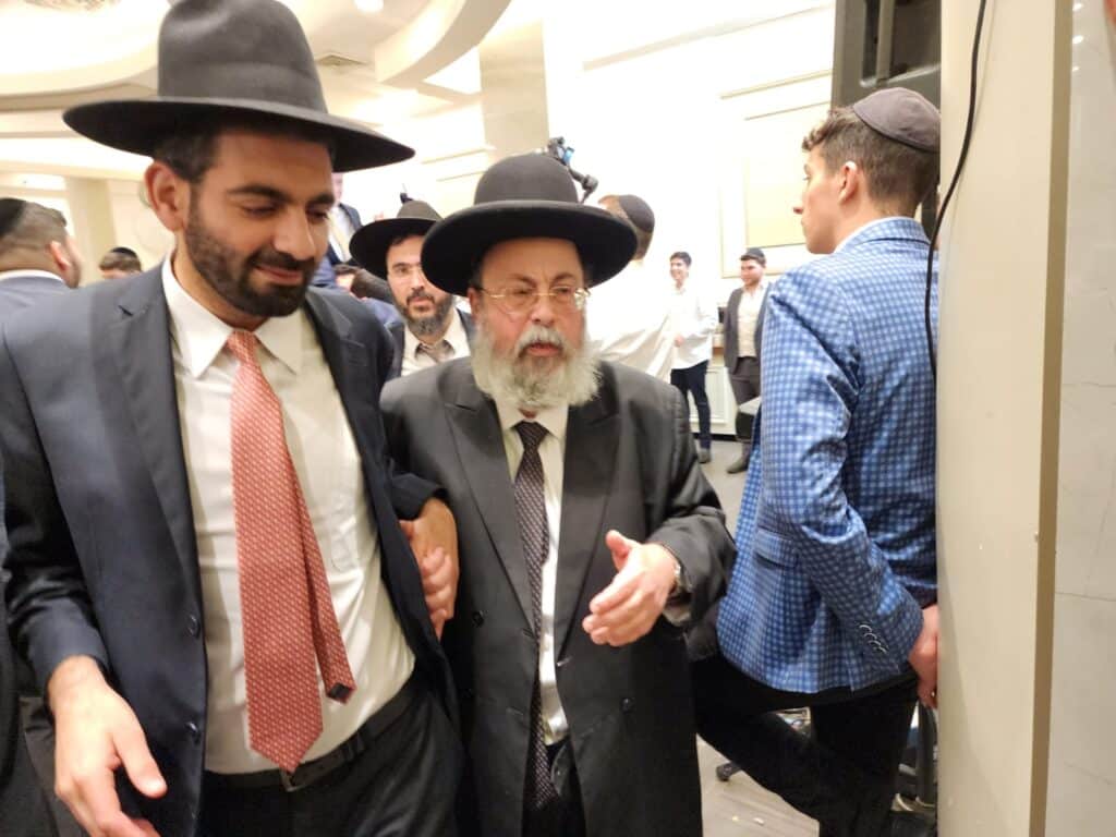 הראשונים לציון וראש הישיבה נפגשו בבר מצווה