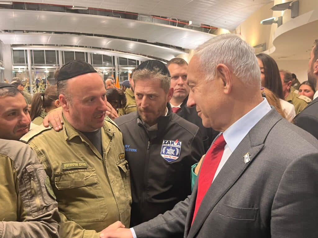 נתניהו שיבח את המתנדבים של זק"א שחזרו מטורקיה