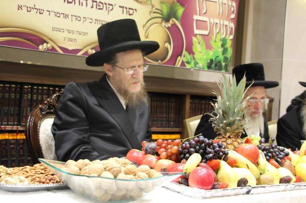 הרבי מאלכסנדר ערך טיש ט"ו בשבט