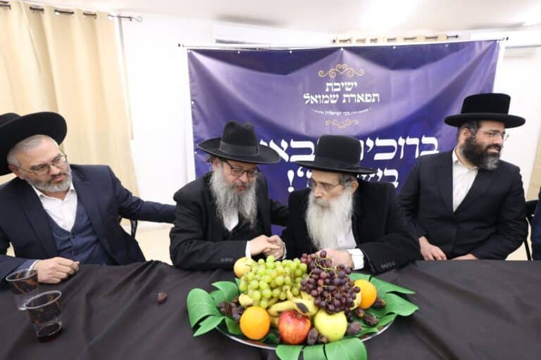 פירותיך מתוקים: תלמידי הישיבה המיוחדים שריגשו את חבר מועצת גדולי התורה