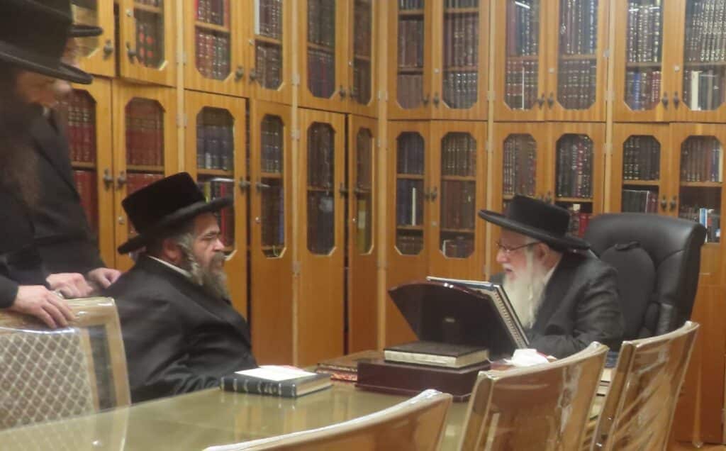 לקראת נישואי בתו: רבה של מירון ביקר אצל גדולי האדמו"רים והרבנים • גלריה