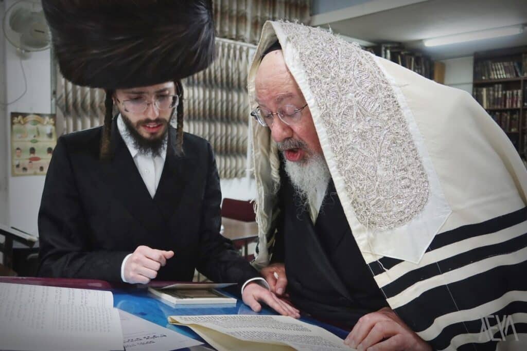 כָּל הַחוֹסִים בָּךְ • הרבי מזאלאזיץ בקריאת המגילה בבית מדרשו