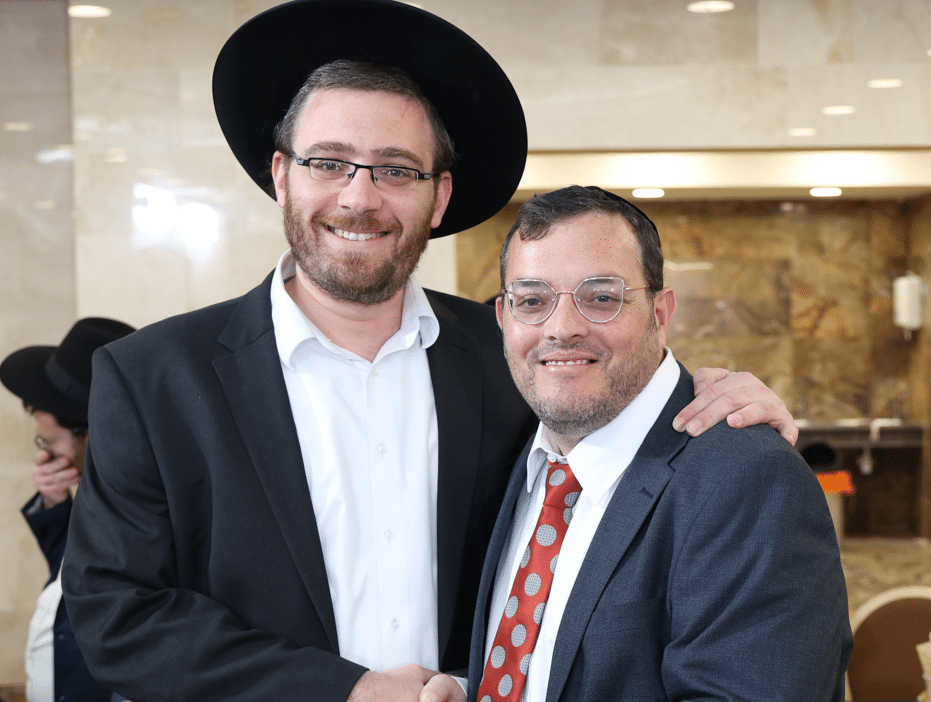 גלריה: מנחם קולדצקי בירמץ את בנו