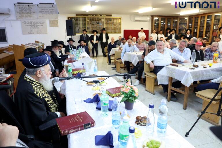 לראשונה בהיסטוריה: בית הוראה בצפון תל אביב ע"ש מרן הגר"ע יוסף