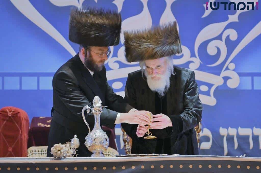 הביקור של האדמו"ר מויז'ניץ (מרכז) בארה"ב