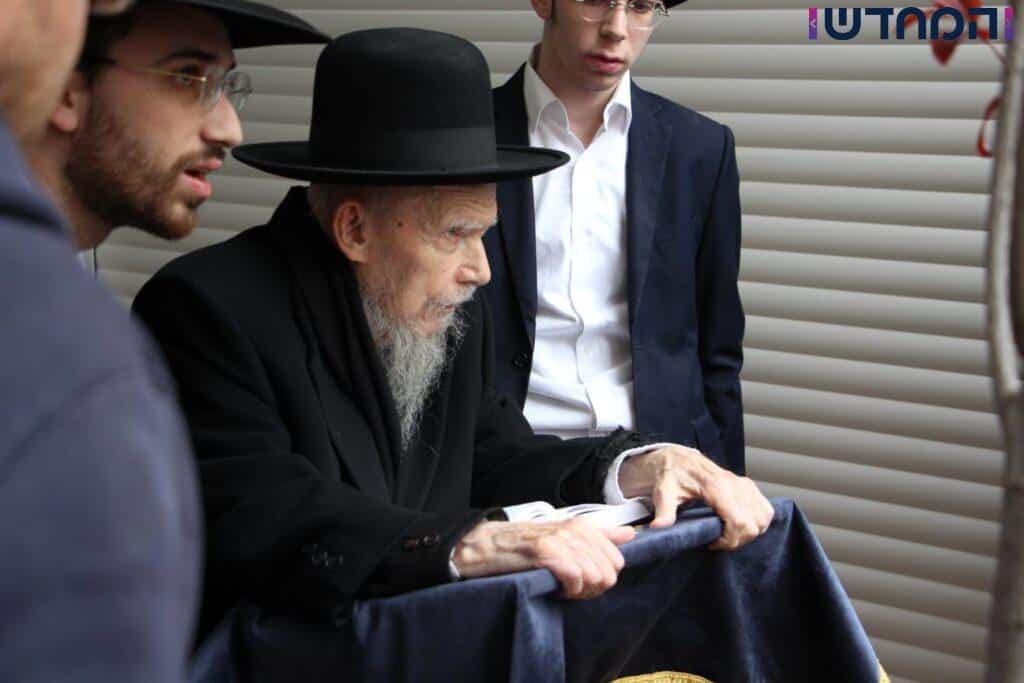 מרן הגר"ג אדלשטין והגר"מ בן שמעון בברכת האילנות מרן הגר"ג אדלשטין והגר"מ בן שמעון בברכת האילנות