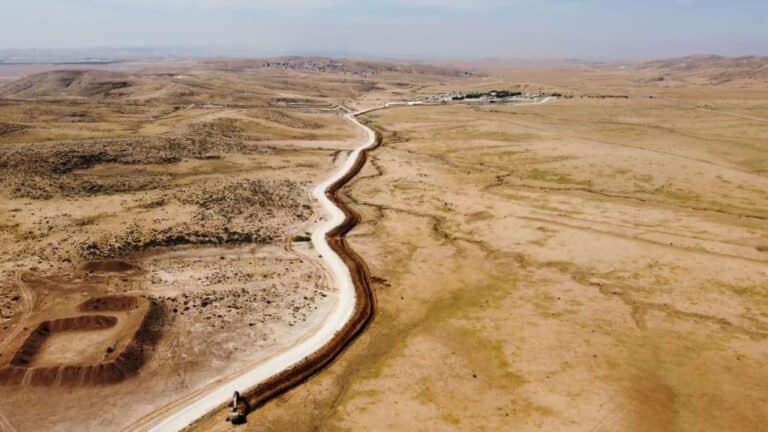 הסתיימה הקמת המכשול ההנדסי בקו התפר במדבר יהודה