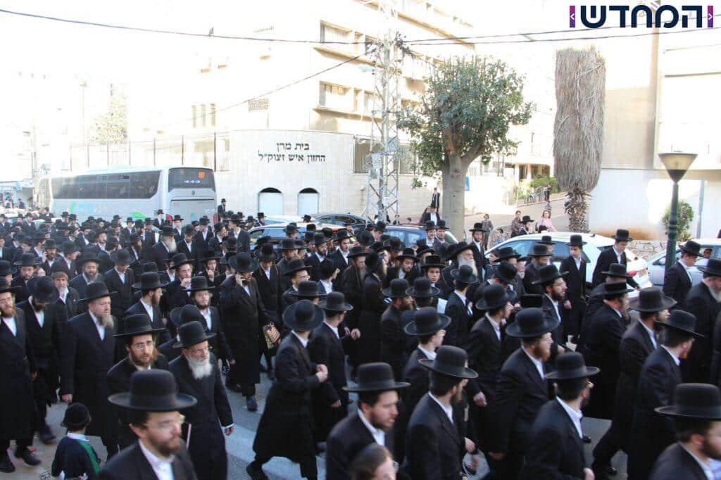 בני ברק נפרדה מהאדמו"ר מלובלין זצ"ל