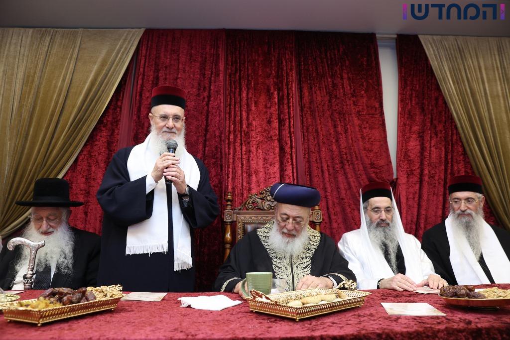  הגרש"מ עמאר במימונה: "גם כשיש חילוקי דעות, צריכים להיות באחדות"